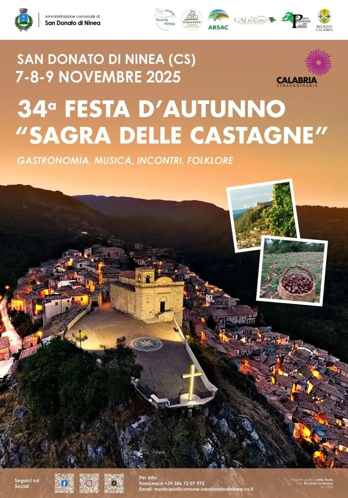 Locandina evento Festa d'autunno - Sagra delle castagne
