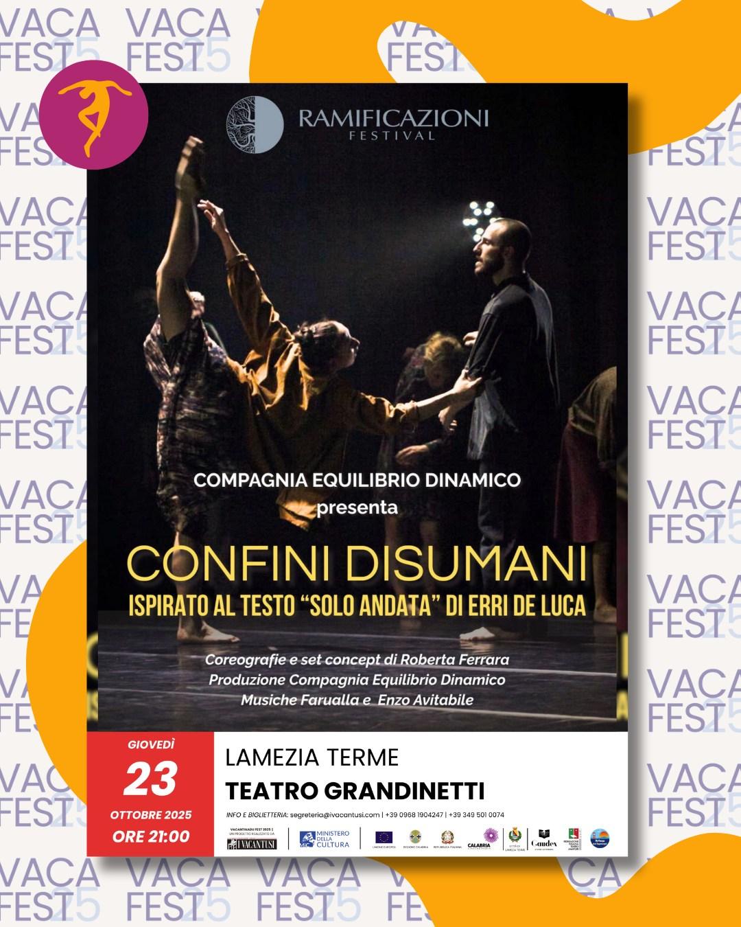 Locandina evento Confini disumani