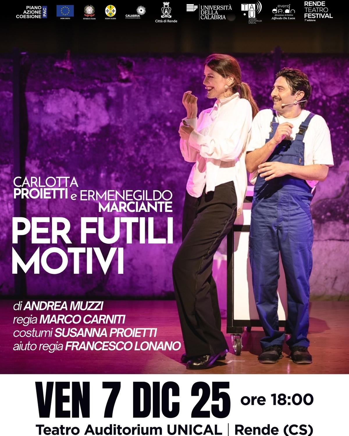 Locandina evento Per futili motivi