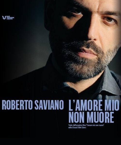 Locandina evento Roberto Saviano