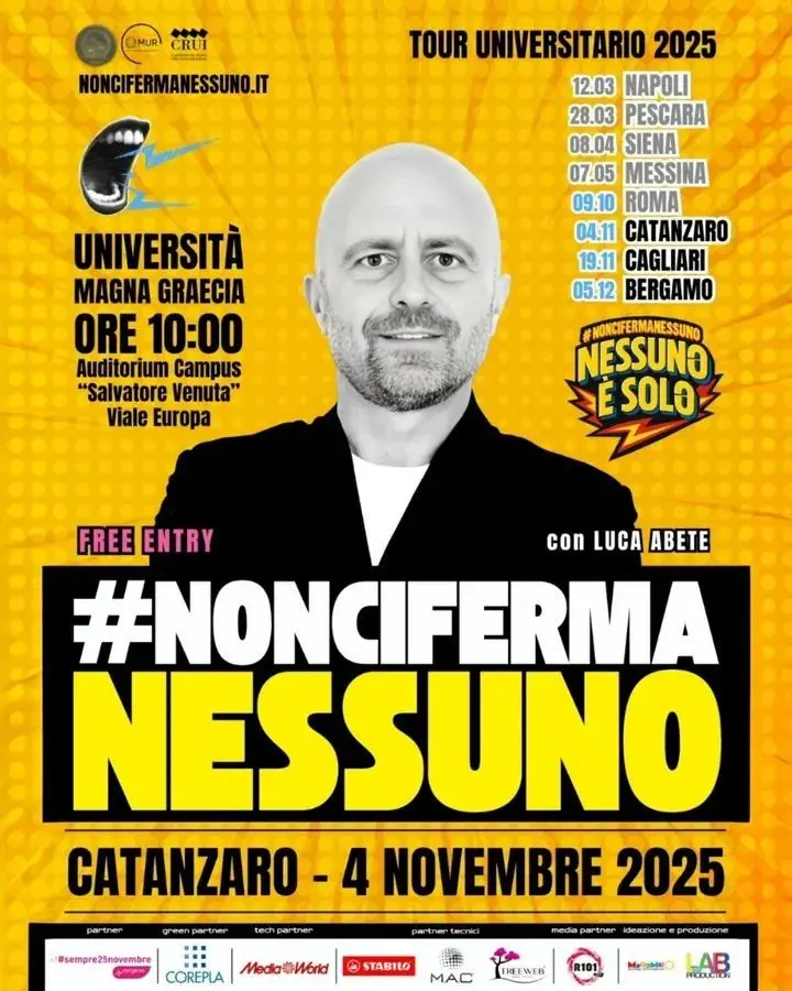 Locandina evento Non ci ferma nessuno
