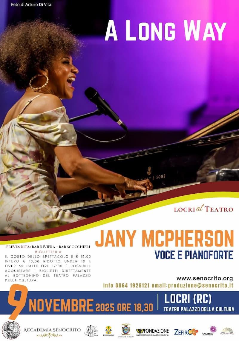 Locandina evento Jany Mcpherson