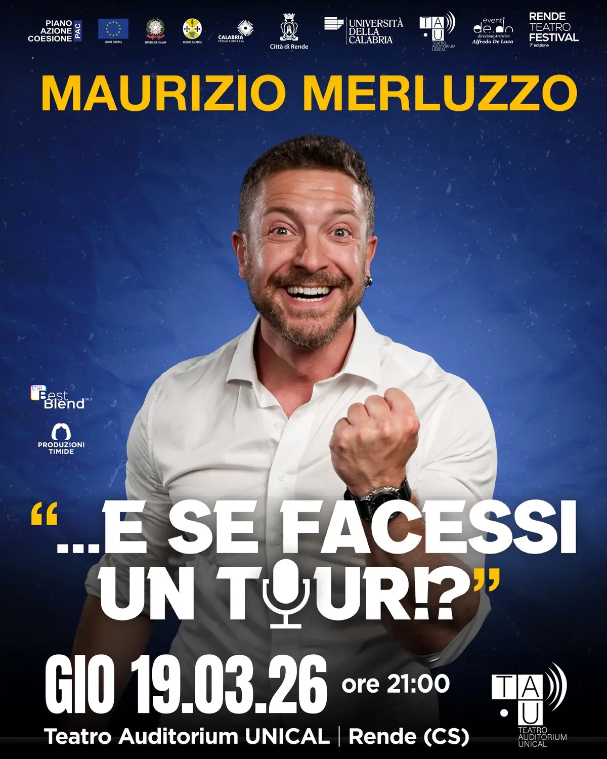 Locandina evento Maurizio Merluzzo