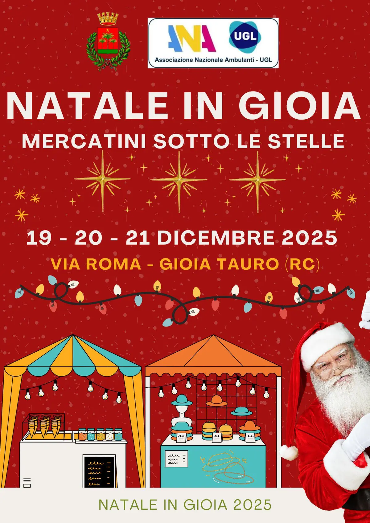 Locandina evento Natale in Gioia