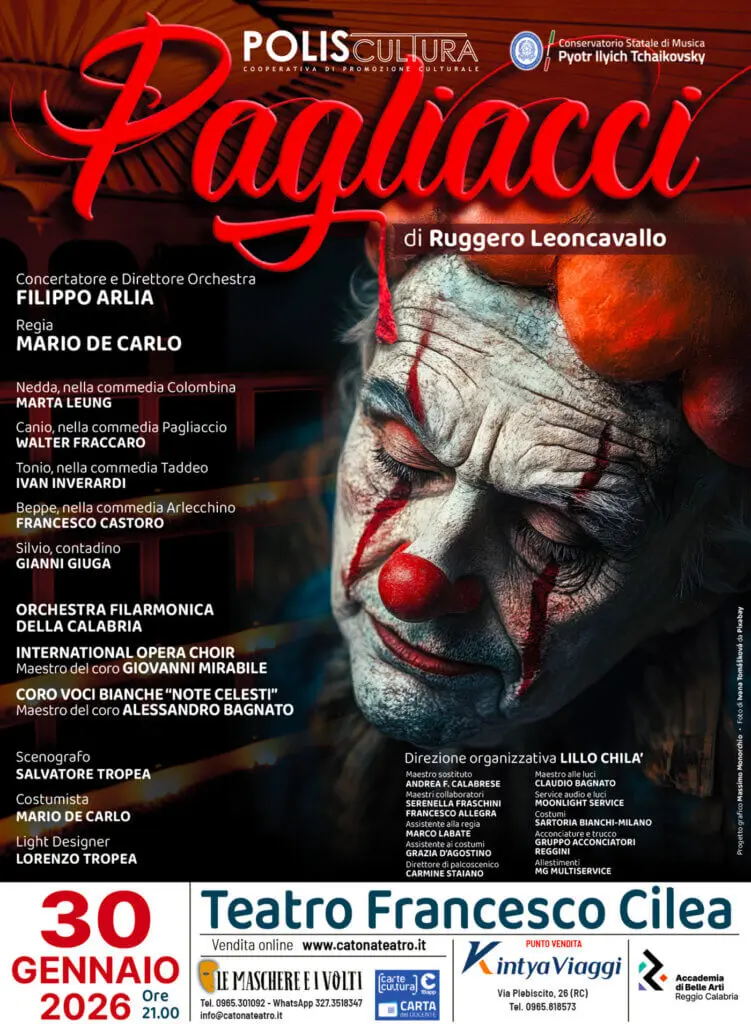 Locandina evento Pagliacci
