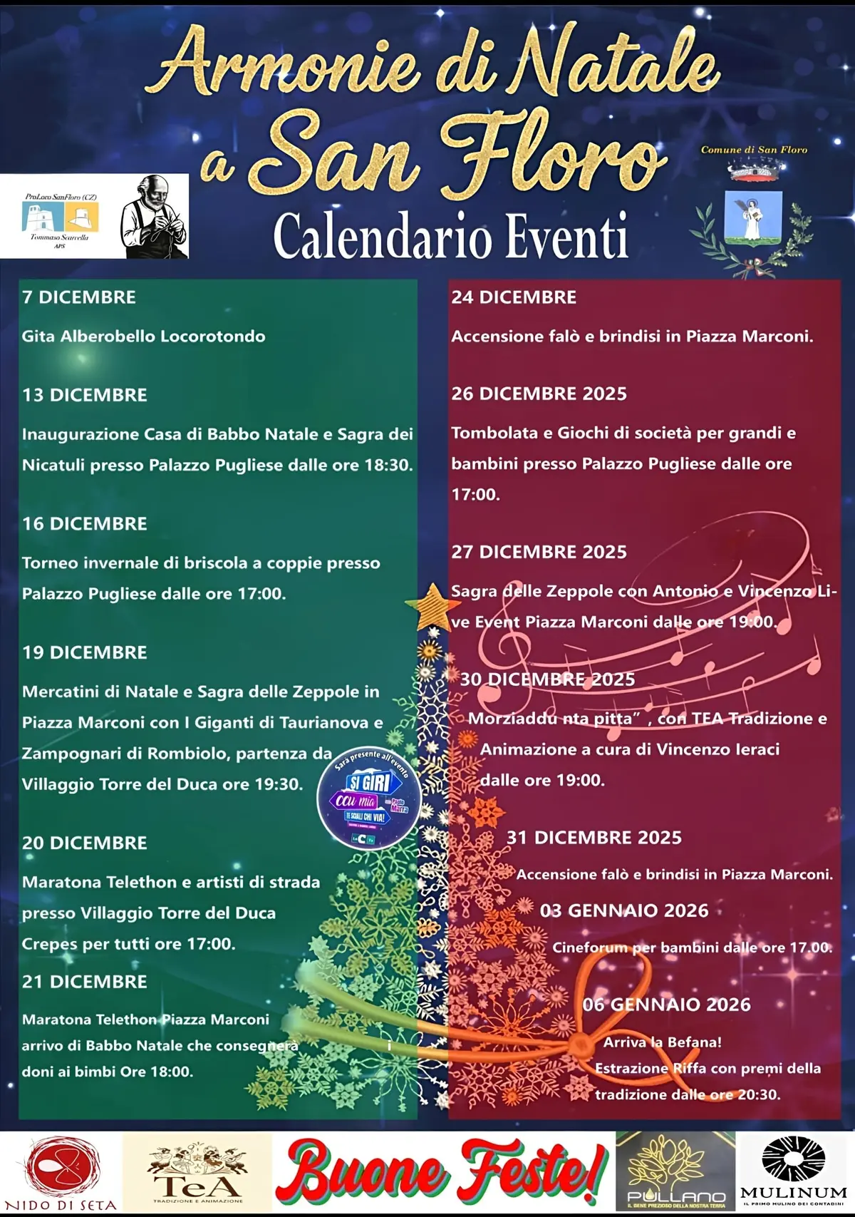 Locandina evento Natale a San Floro