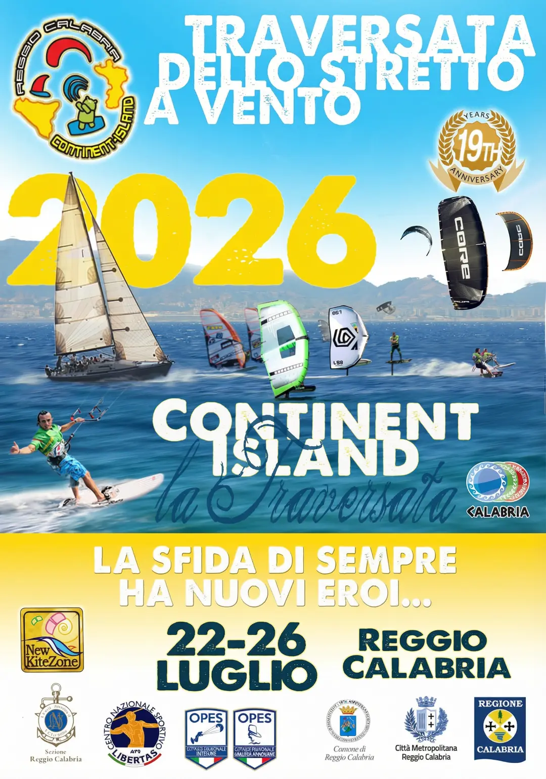 Continent-Island International GPS Race | Traversata a vento dello Stretto