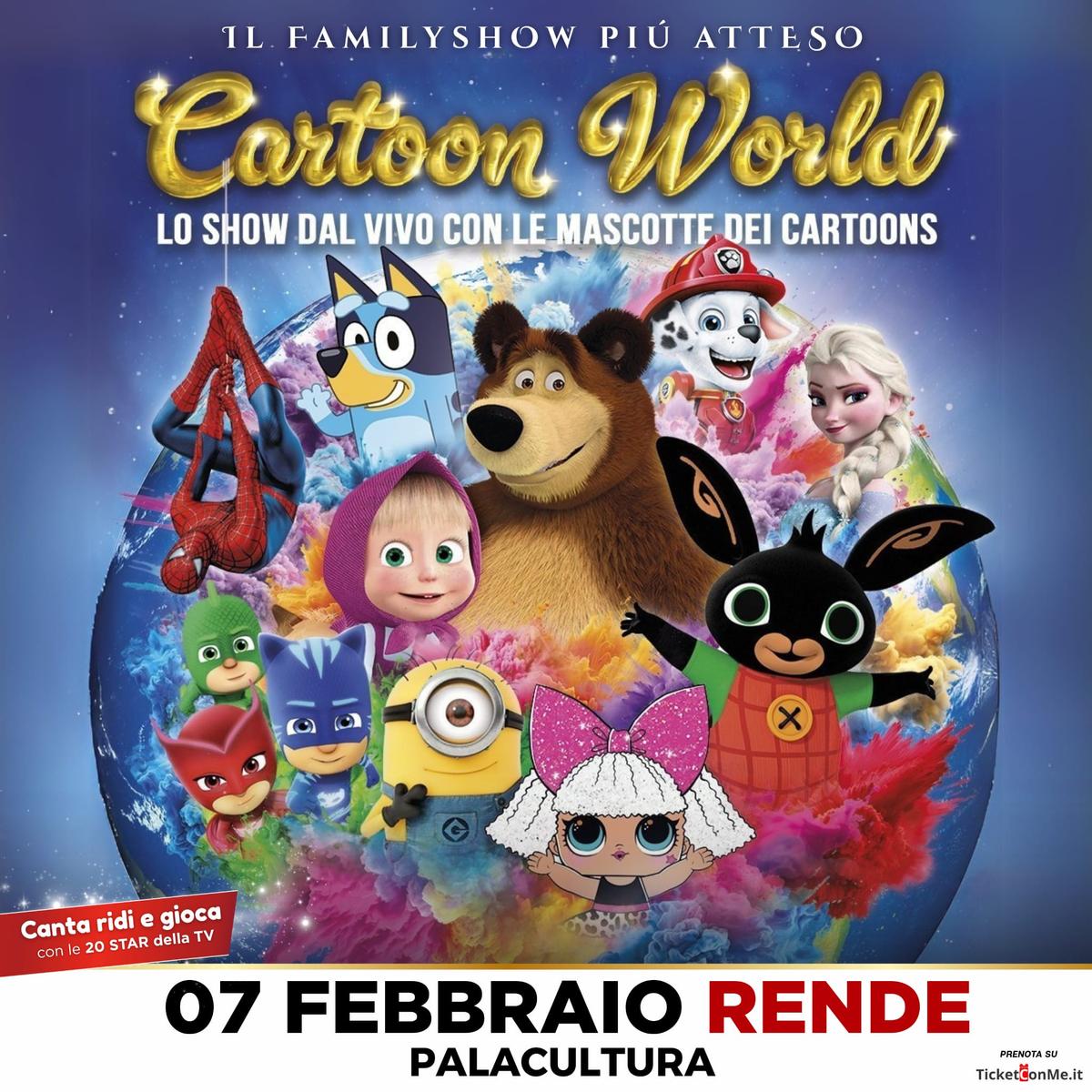 Locandina evento Cartoon World