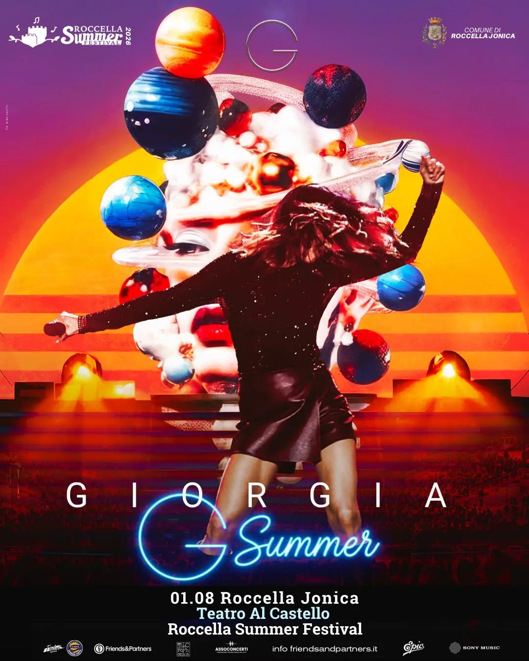 Locandina evento Roccella Summer Festival - Giorgia