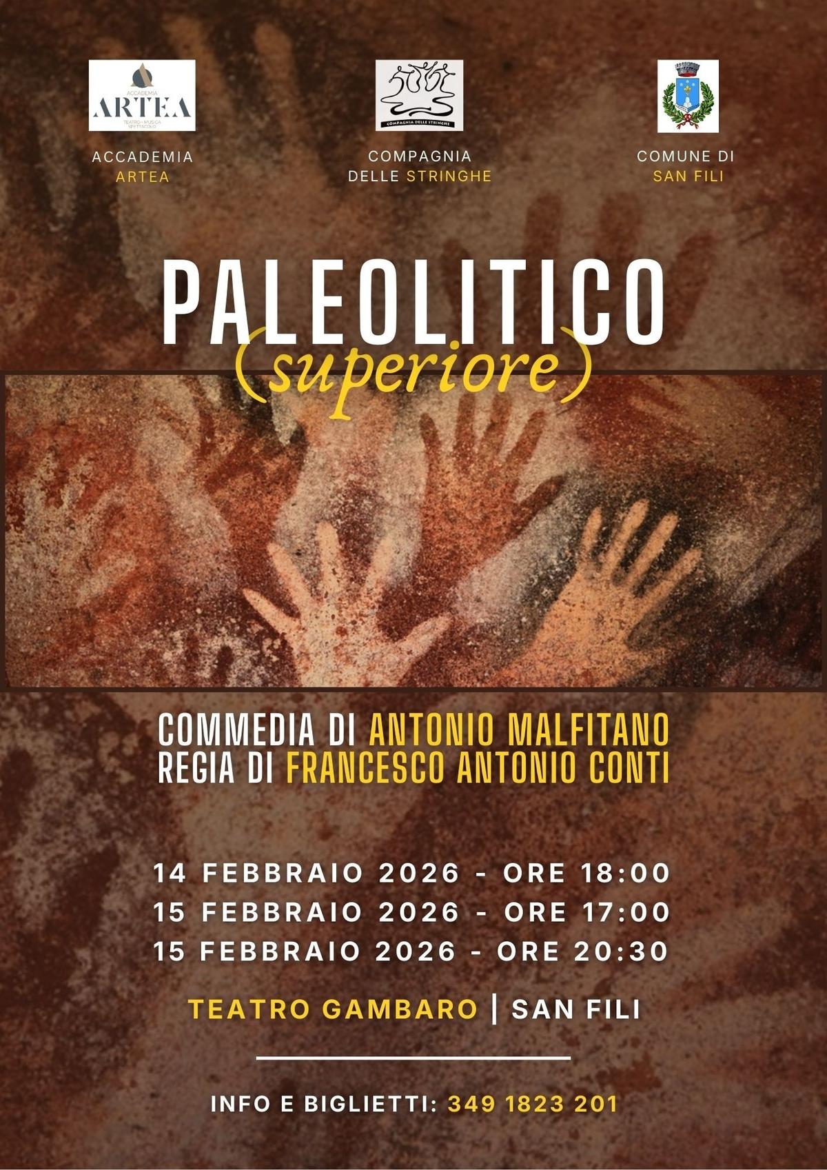 Locandina evento Paleolitico Superiore