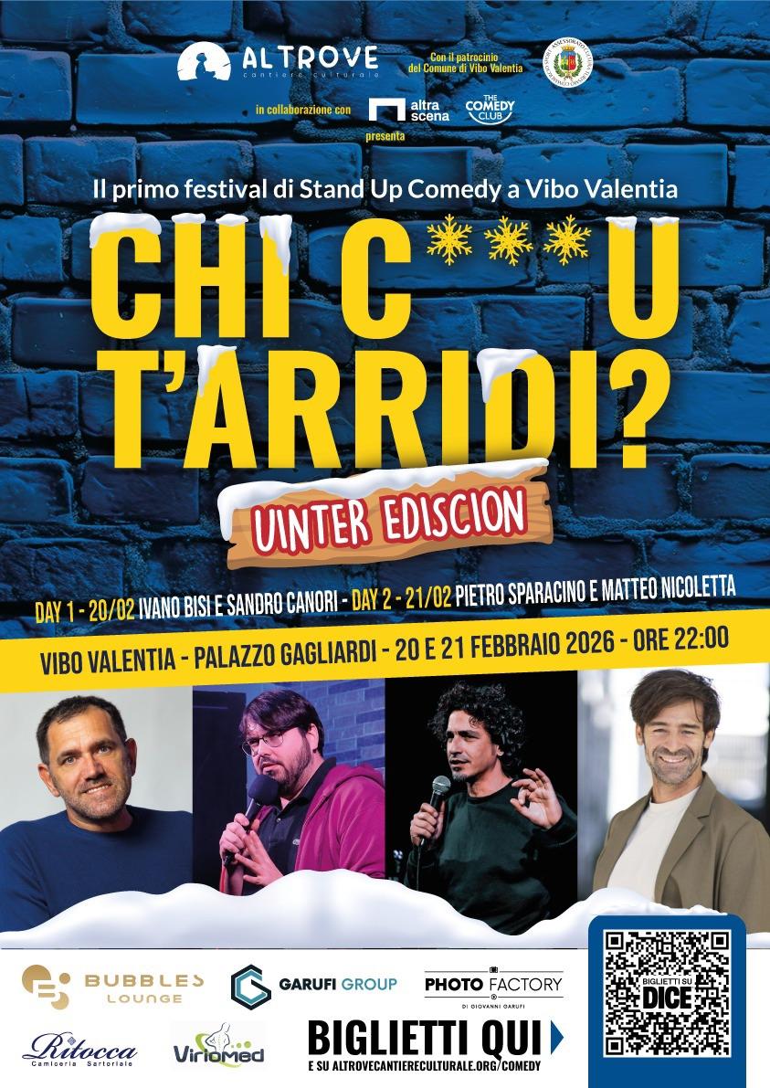 Locandina evento Chi c**u t'arridi - uinter ediscion