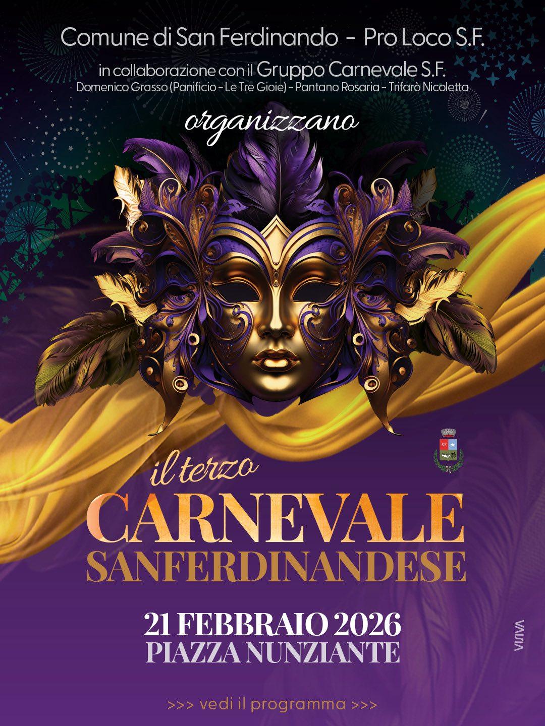 Locandina Carnevale di San Ferdinando