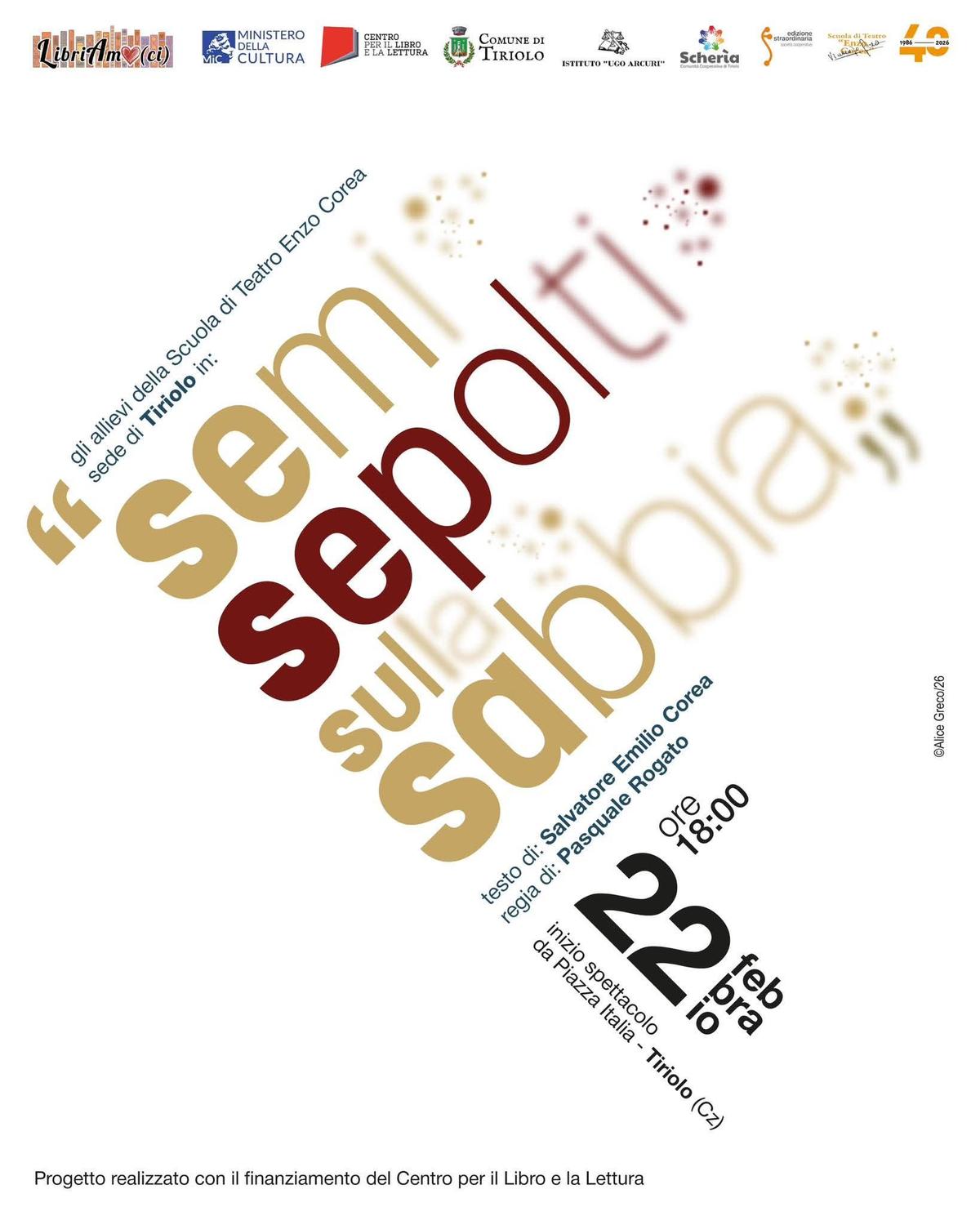 Locandina evento Semi sepolti sulla sabbia