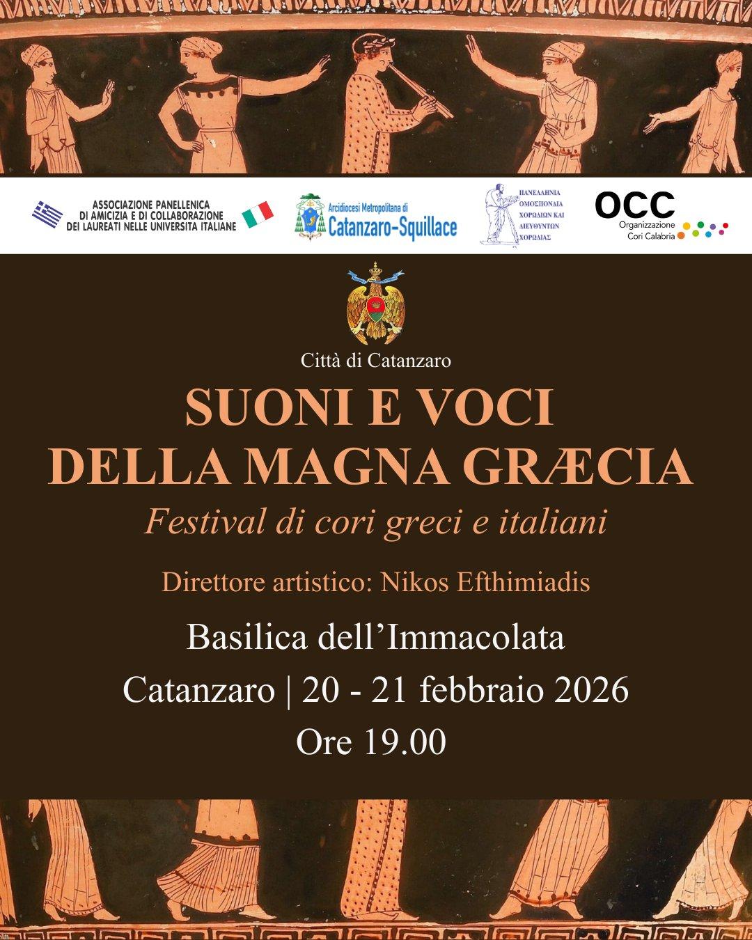 Locandina evento Suoni e Voci della Magna Graecia