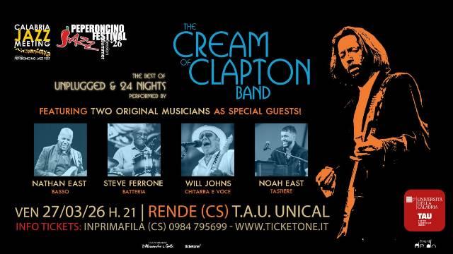 Locandina evento The Cream of Clapton Band