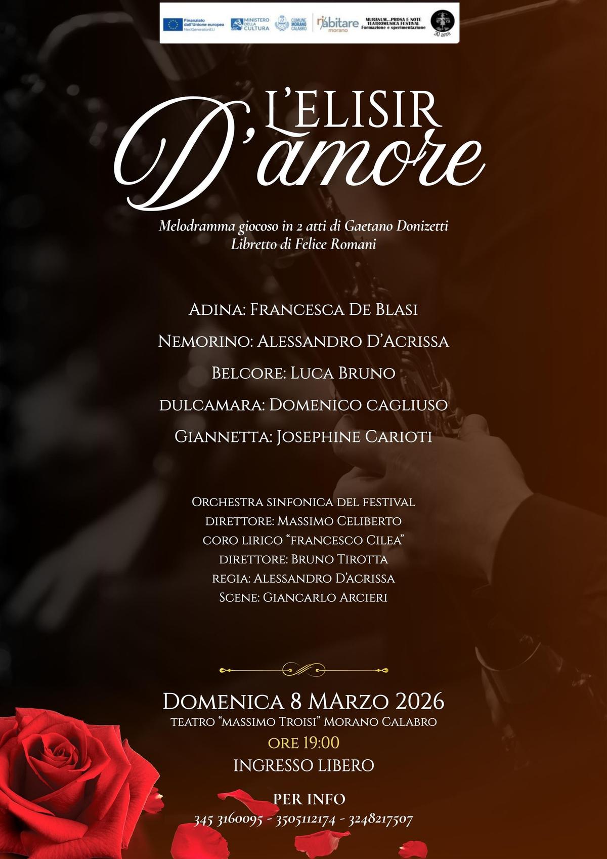 Locandina evento L'elisir d'amore
