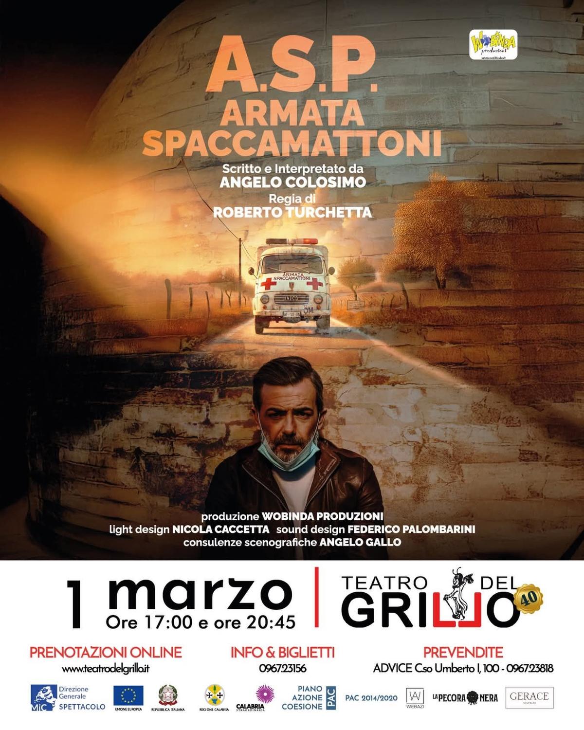 Locandina evento A.S.P. - Armata Spaccamattoni