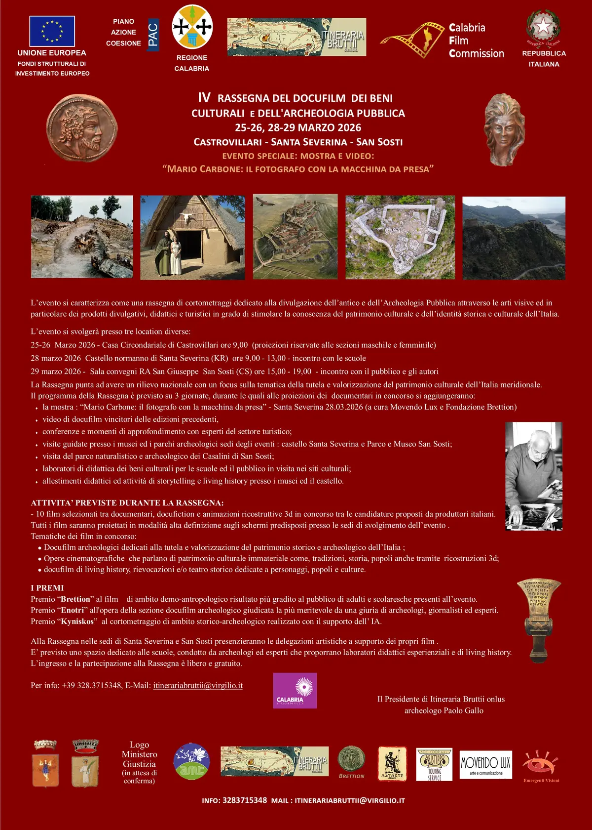 Rassegna del Docufilm dei Beni Culturali e dell'Archeologia Pubblica