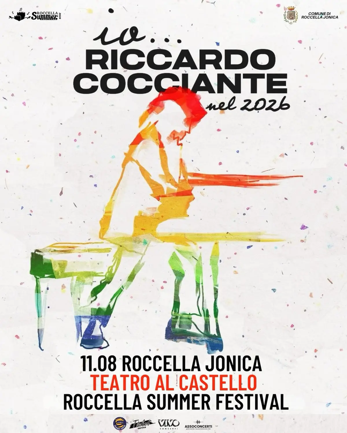 Locandina evento Io Riccardo Cocciante