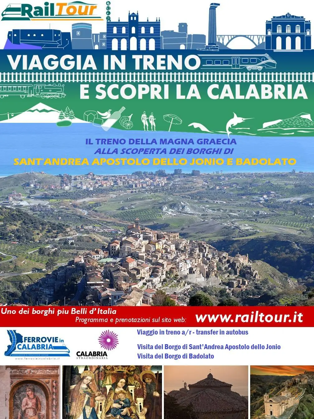 Viaggia in Treno e scopri la Calabria | Sant’Andrea Apostolo dello Ionio e Badolato