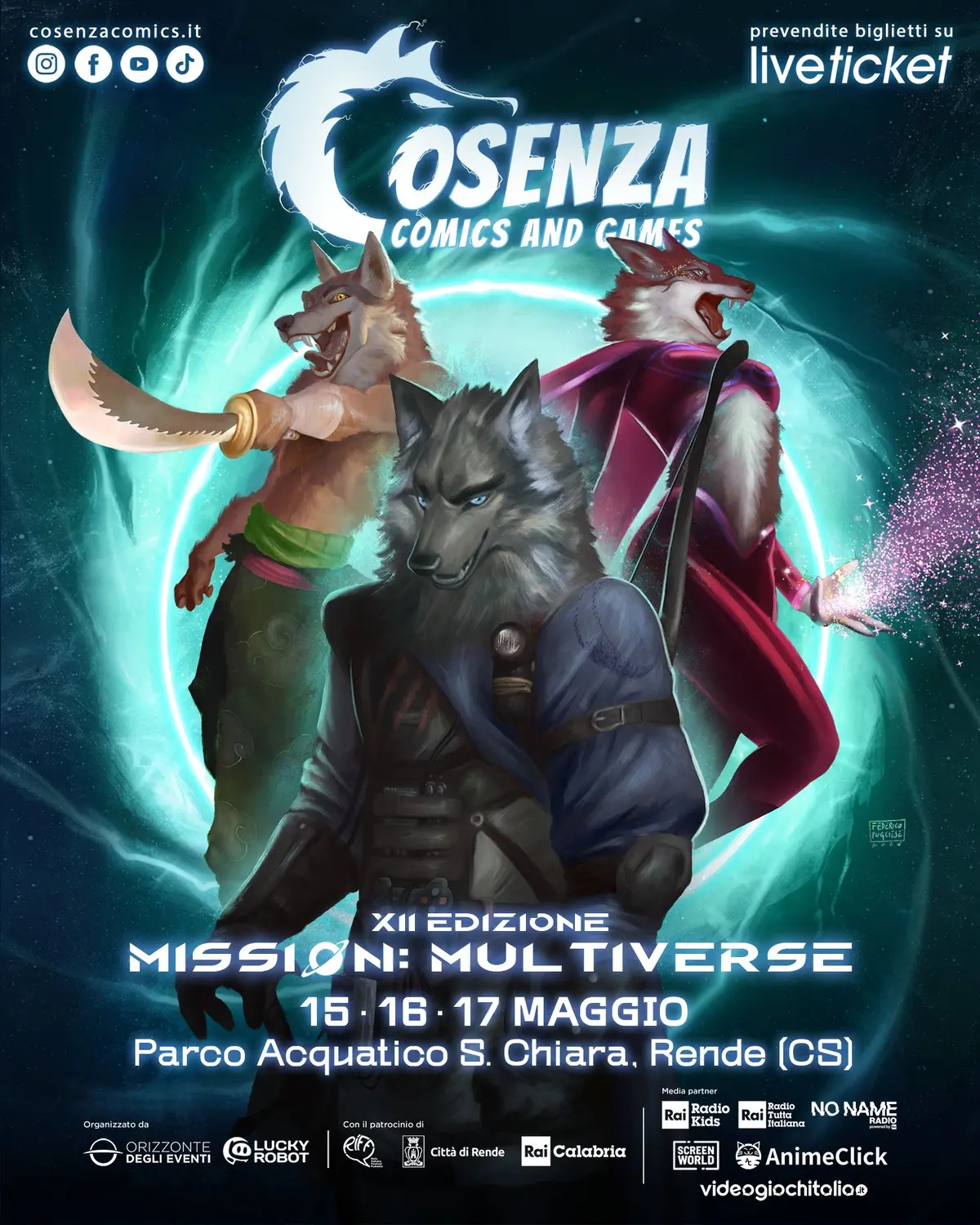 Locandina evento Cosenza Comics and Games