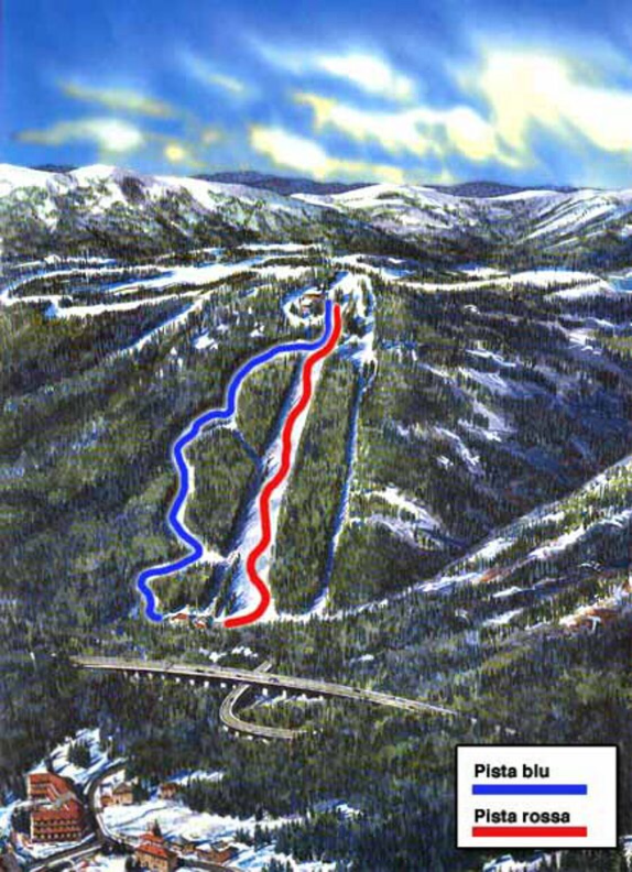 Mappa piste Camigliatello Silano