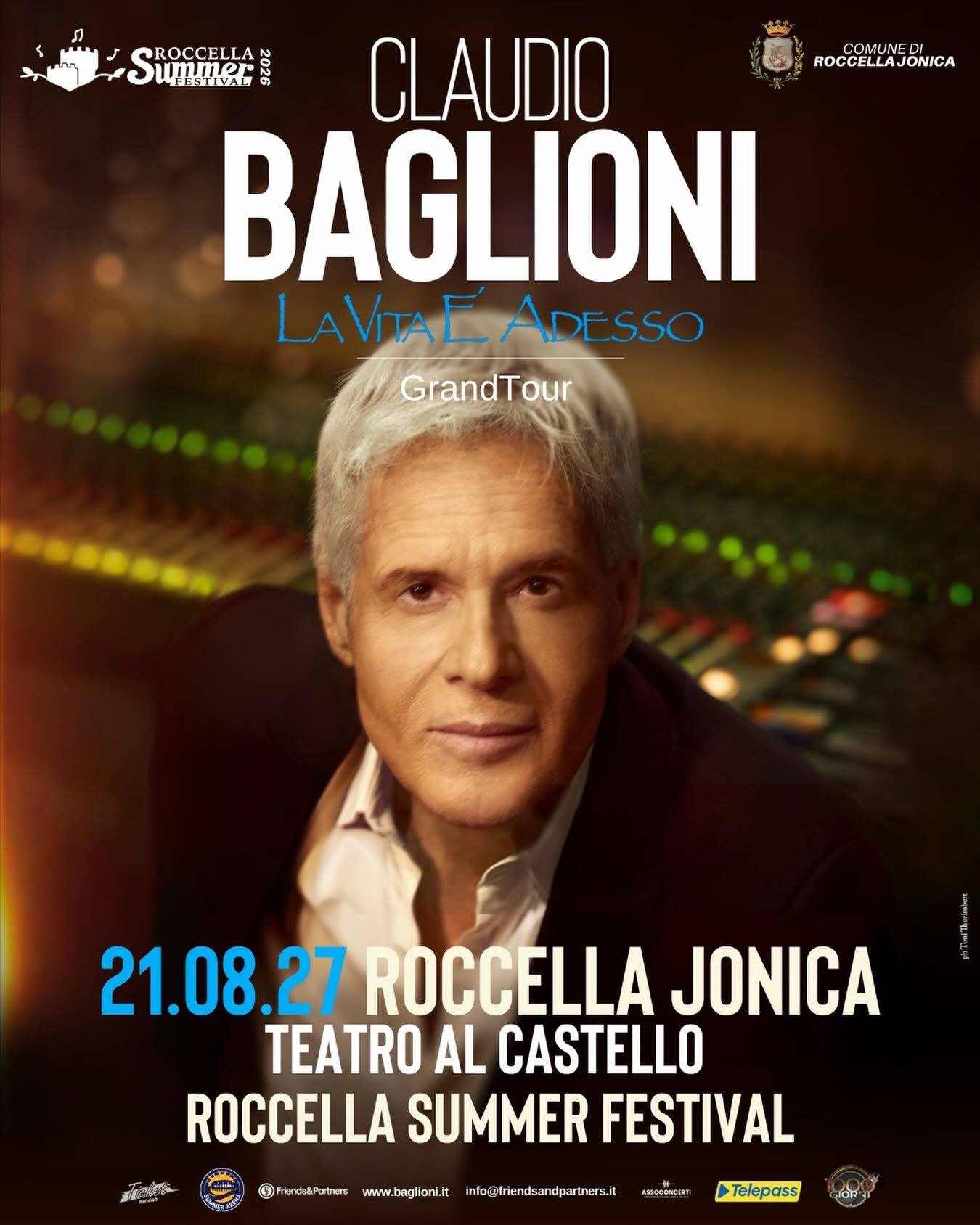 Roccella Summer Festival | Claudio Baglioni
