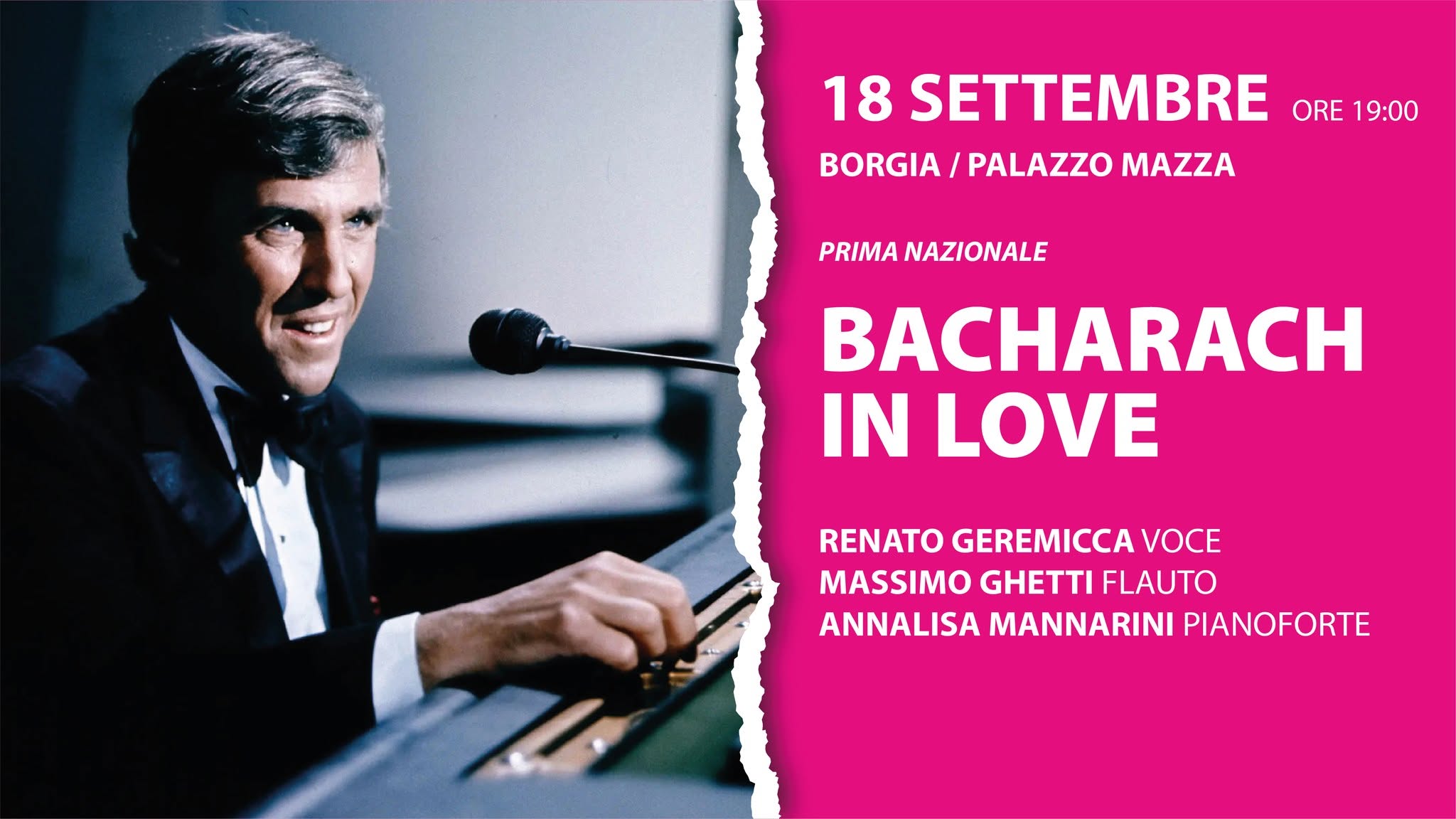 Festival d'Autunno | Bacharach in Love