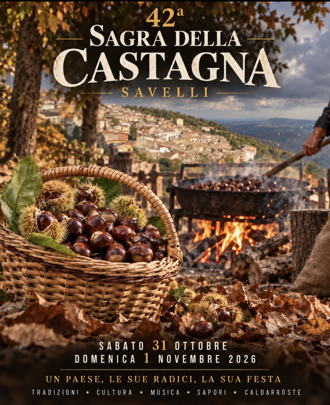 locandina 42ª Sagra della Castagna di Savelli