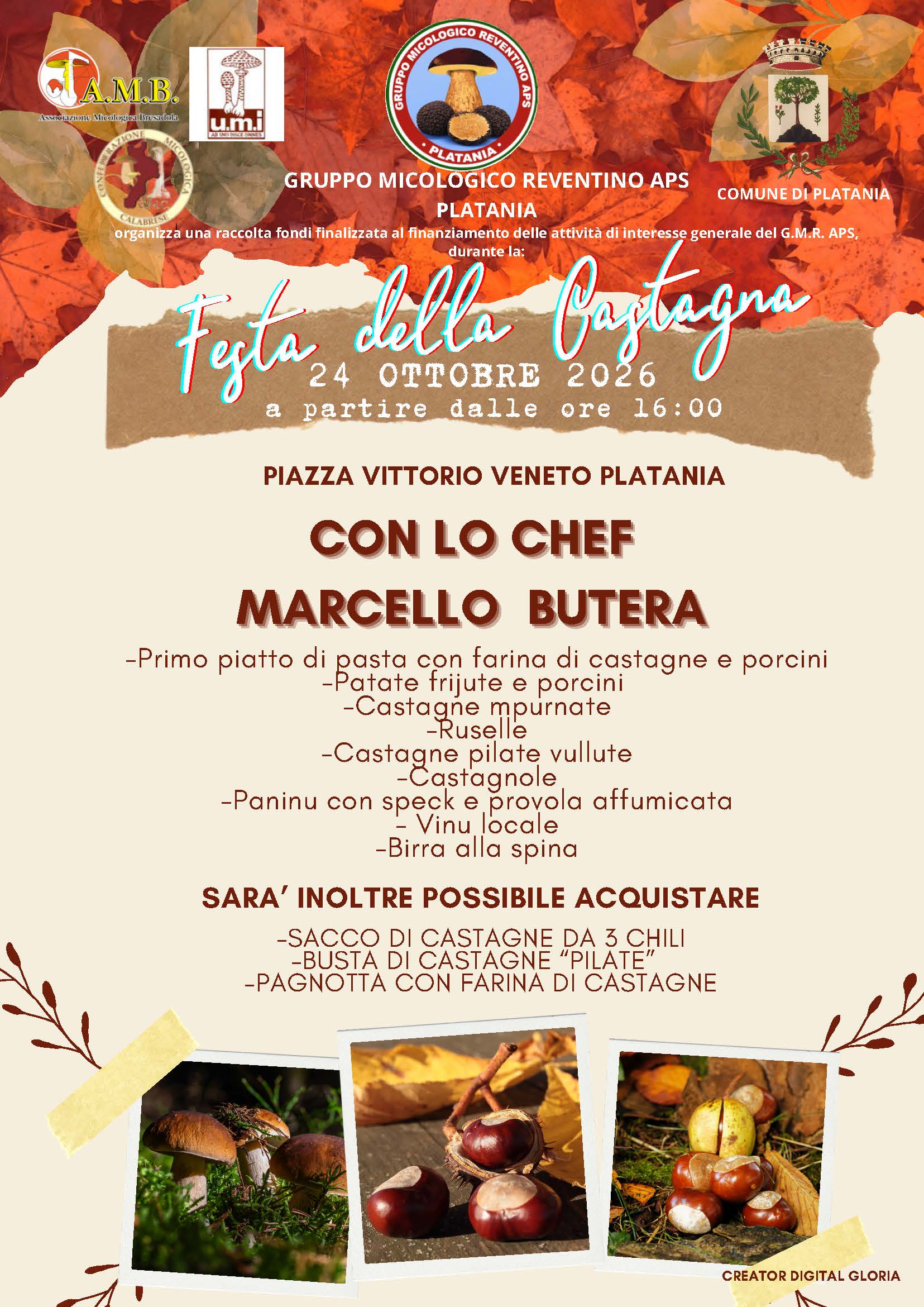 locandina Festa della Castagna
