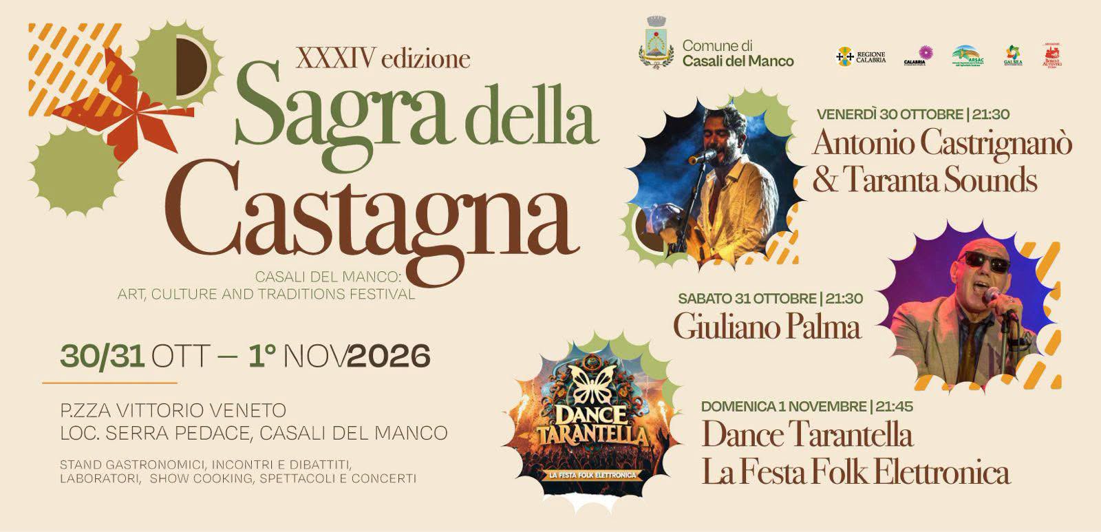 locandina XXXIV Sagra della Castagna