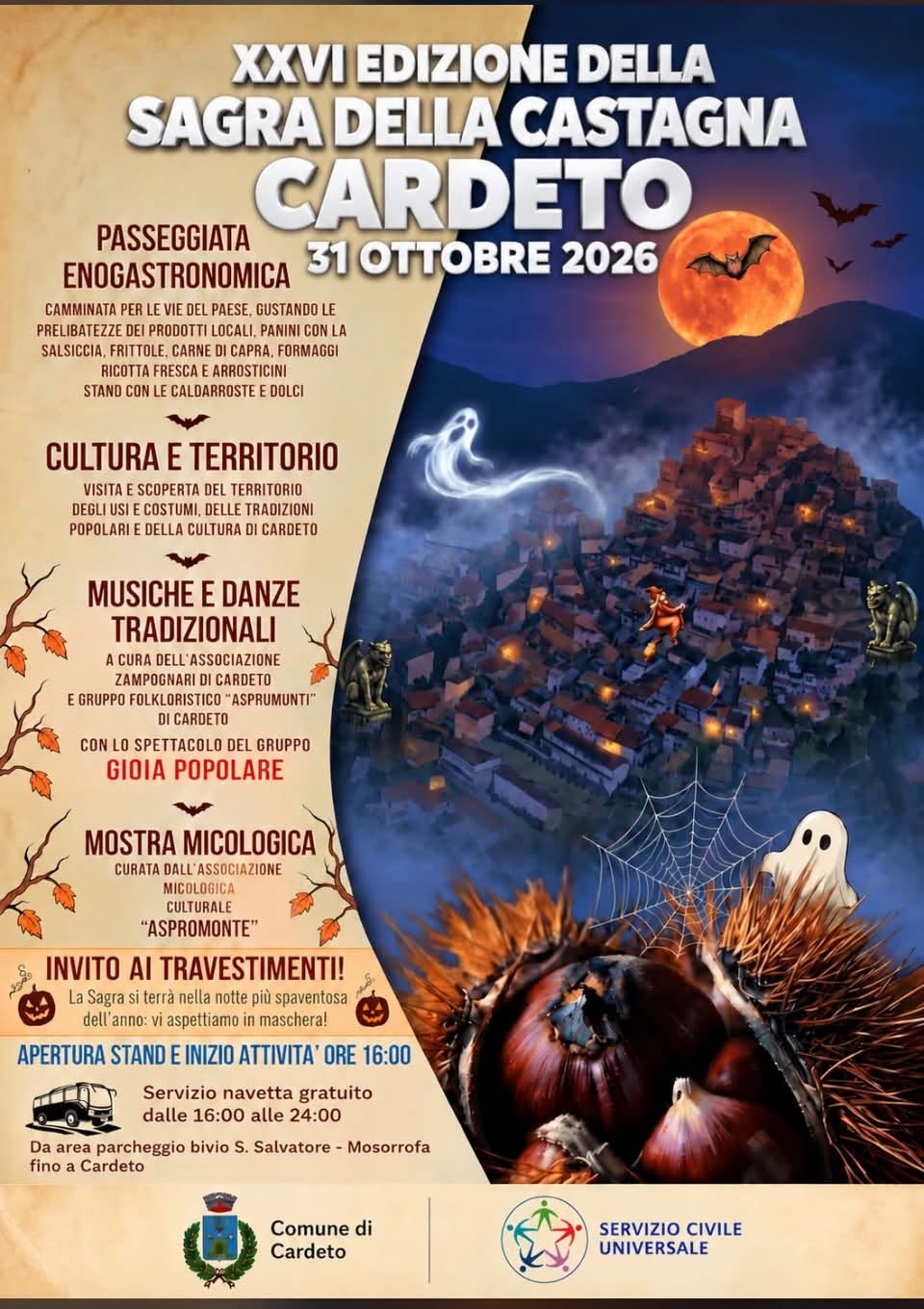 locandina XXVI Sagra della Castagna