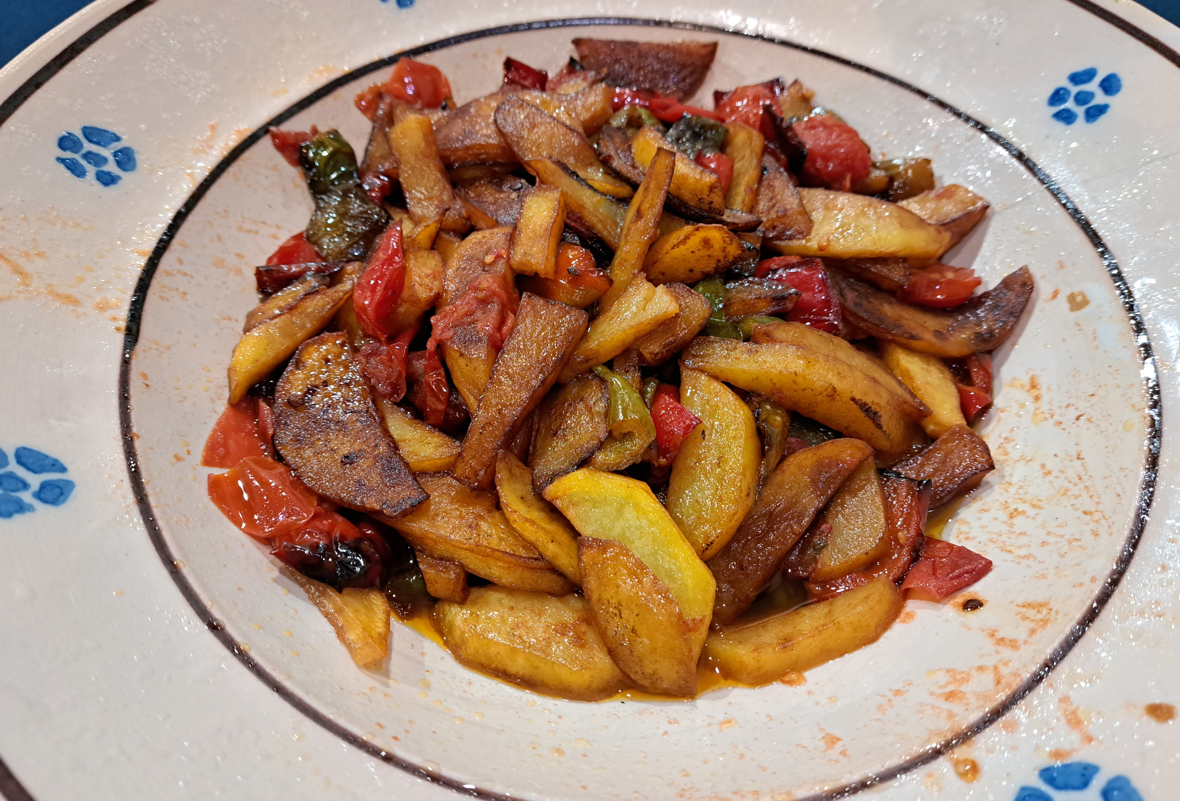 Patate e peperoni